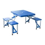 Table et chaises pliantes en alliage d'aluminium