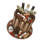 gâteau d'anniversaire drip cake kinder